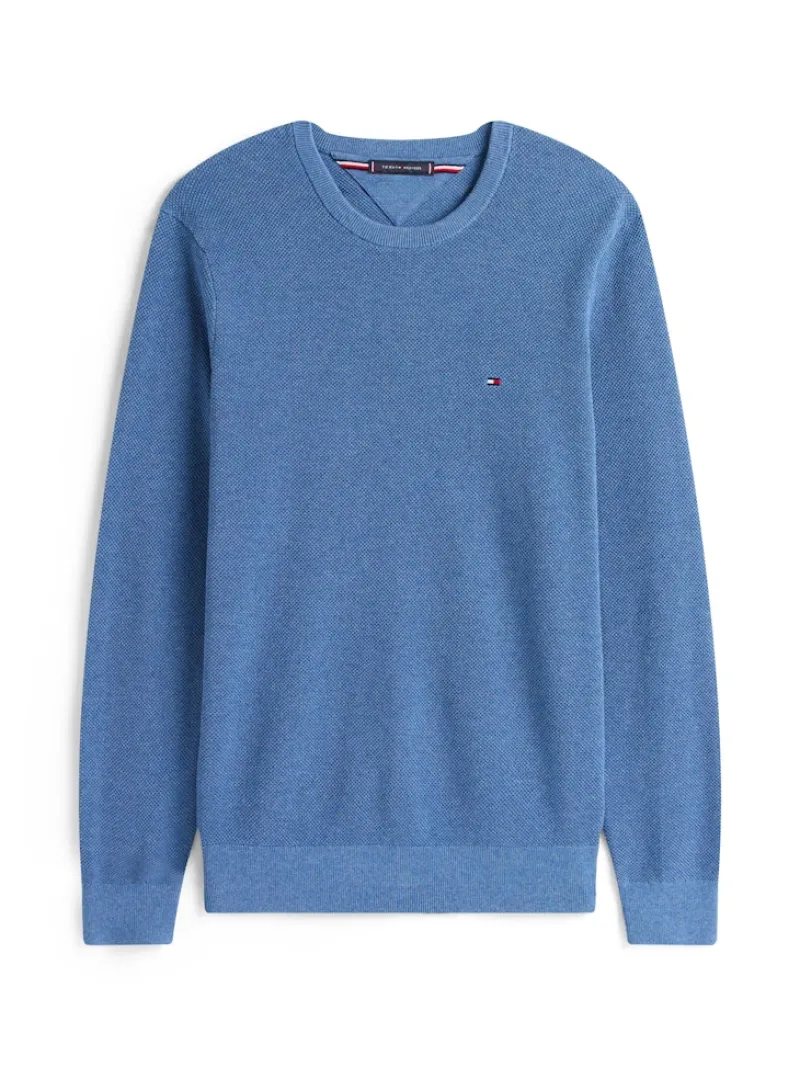 Tommy Hilfiger Pullover & Sweatshirts|Big Boys*ESSENTIAL STRUCTURE CREW NECK petrol blue heather