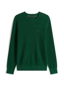 Tommy Hilfiger Pullover & Sweatshirts|Big Boys*ESSENTIAL STRUCTURE CREW NECK ornamental green heather
