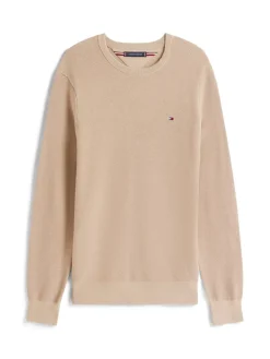 Tommy Hilfiger Pullover & Sweatshirts|Big Boys*ESSENTIAL STRUCTURE CREW NECK coastal taupe