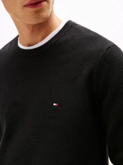 Tommy Hilfiger Pullover & Sweatshirts|Big Boys*ESSENTIAL STRUCTURE CREW NECK Black