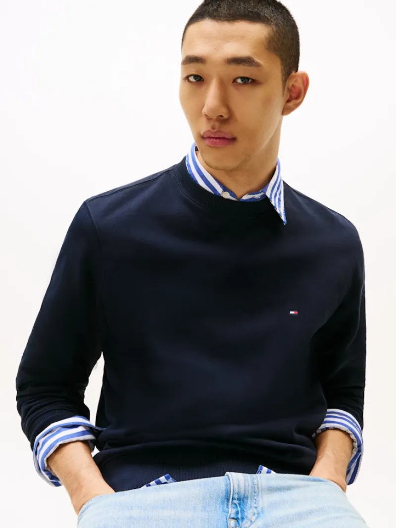 Tommy Hilfiger Pullover & Sweatshirts|Big Boys*ESSENTIAL TERRY CREWNECK desert sky