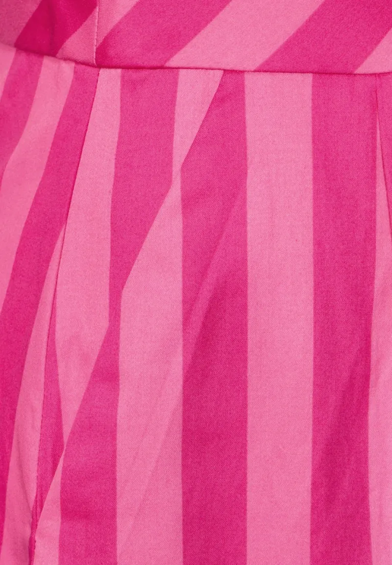 Street One Kleider*Etuikleid mit Streifenmuster nu pink