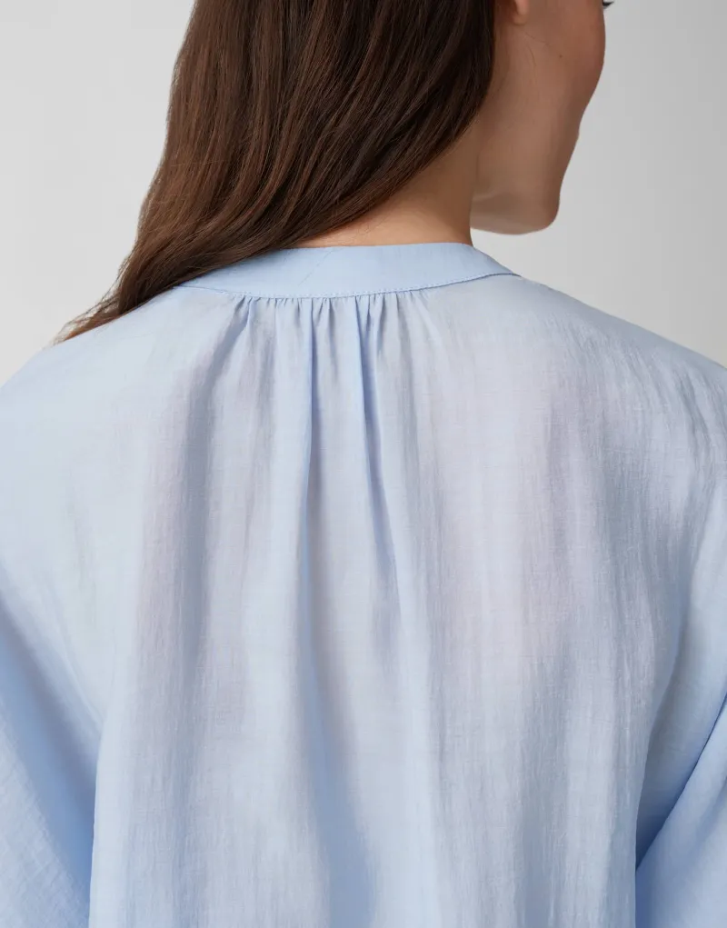 Opus Blusen*Fabell oxford blue