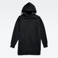 G-star Raw Kleider*Fabric mix loose sw dress dk black