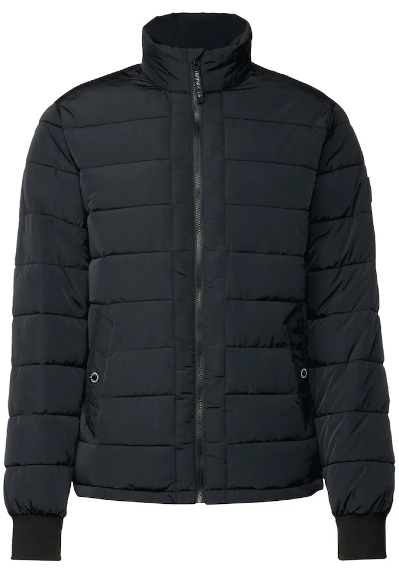Street One Men Jacken|Big Boys*Fake Light Daunen Jacke limousine black