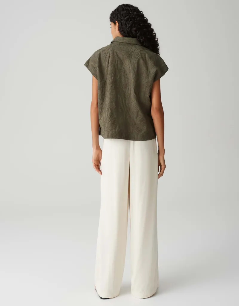 Opus Blusen*Falme olive leaf