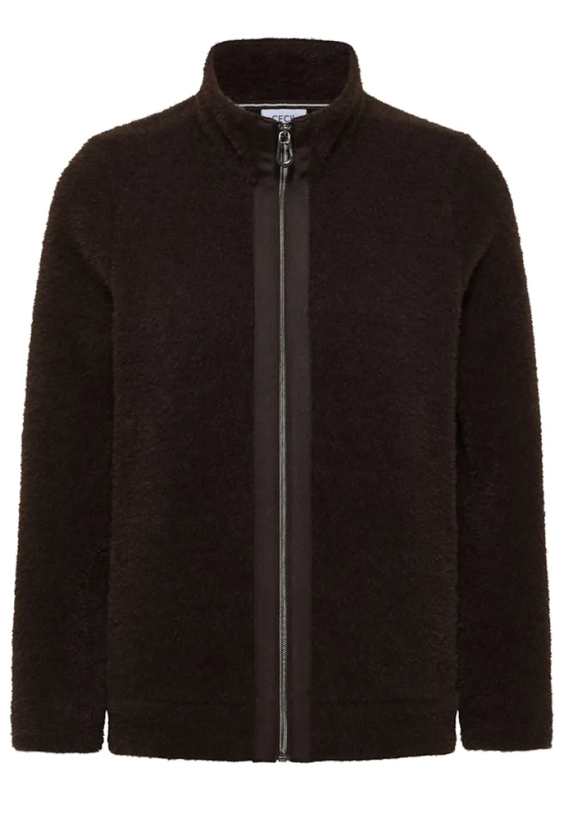 Cecil Pullover & Sweatshirts*Federgarn Jacke tartufo brown