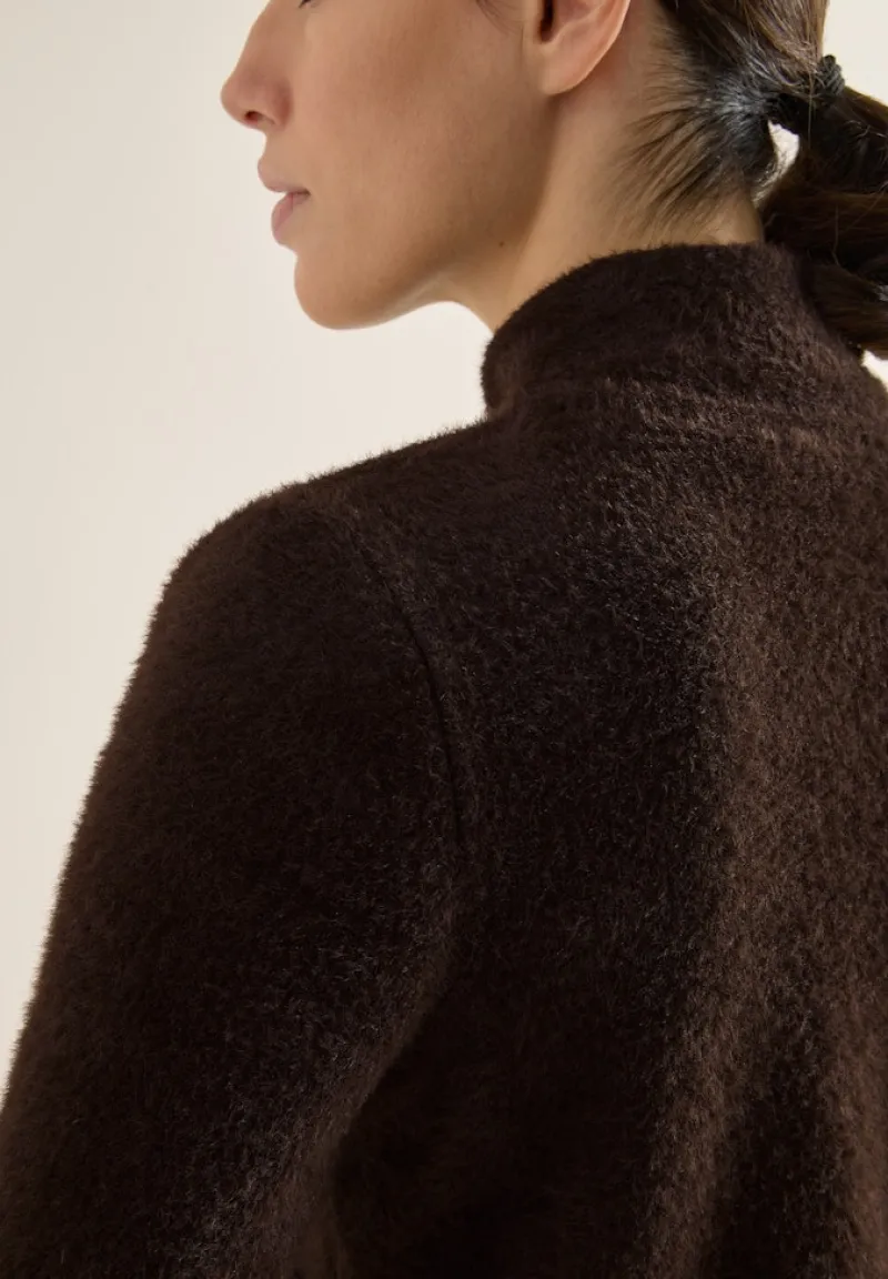 Cecil Pullover & Sweatshirts*Federgarn Jacke tartufo brown