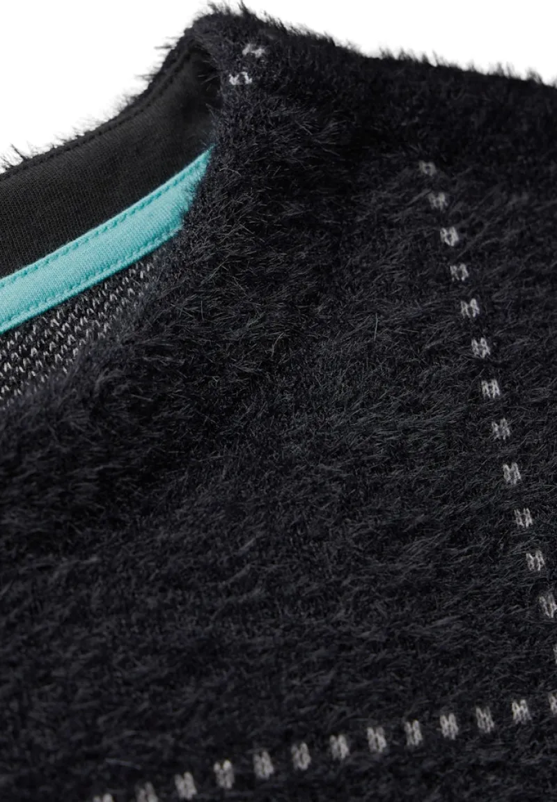 Cecil Shirts*Federgarn Langarmshirt Black