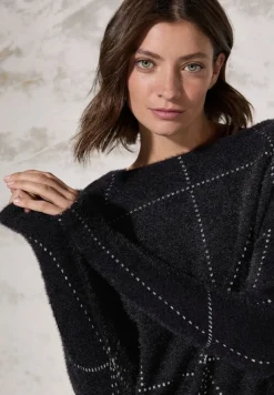 Cecil Shirts*Federgarn Langarmshirt Black