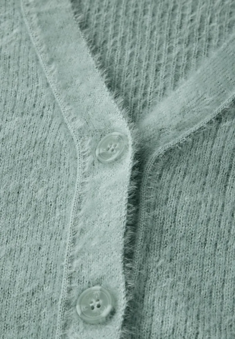 Cecil Pullover & Sweatshirts*Federgarn-Cardigan iced salvia green