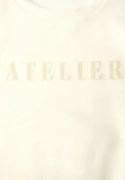 Street One Shirts*Feincord-Shirt mit Wording soft beige