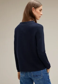 Street One Pullover & Sweatshirts*Feines Langarmshirt deep blue