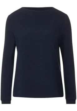Street One Pullover & Sweatshirts*Feines Langarmshirt deep blue