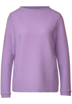 Street One Pullover & Sweatshirts*Feines Langarmshirt soft pure lilac
