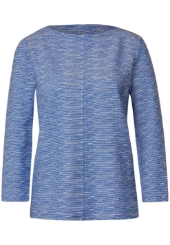 Street One Shirts*Feines Struktur Shirt fresh intense gentle blue