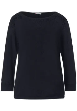 Street One Shirts*Feinstrick Shirt deep blue