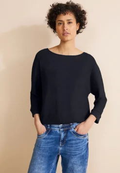 Street One Shirts*Feinstrick Shirt deep blue