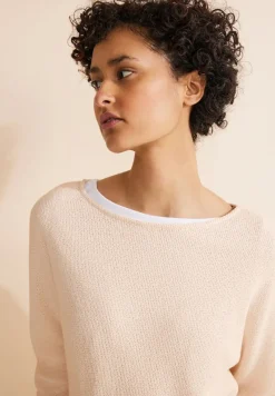 Street One Shirts*Feinstrick Shirt lucid white