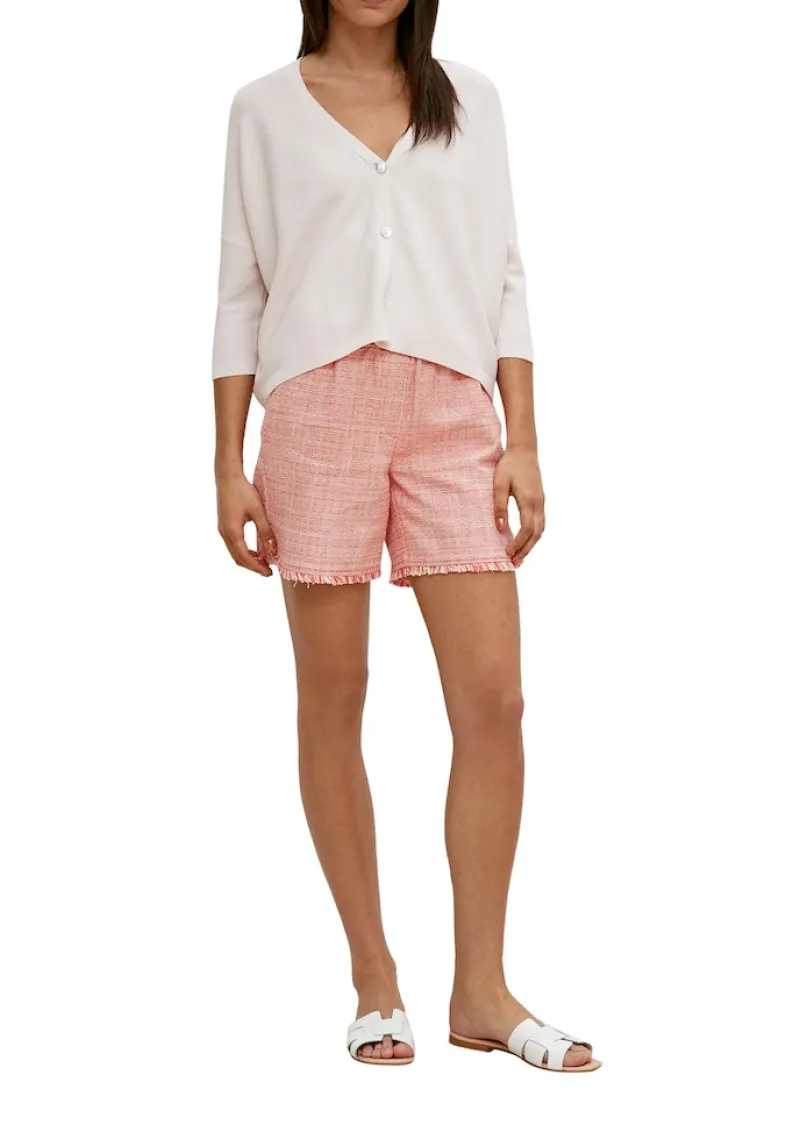 Comma Pullover & Sweatshirts*Feinstrick-Cardigan aus Viskosemix Beige