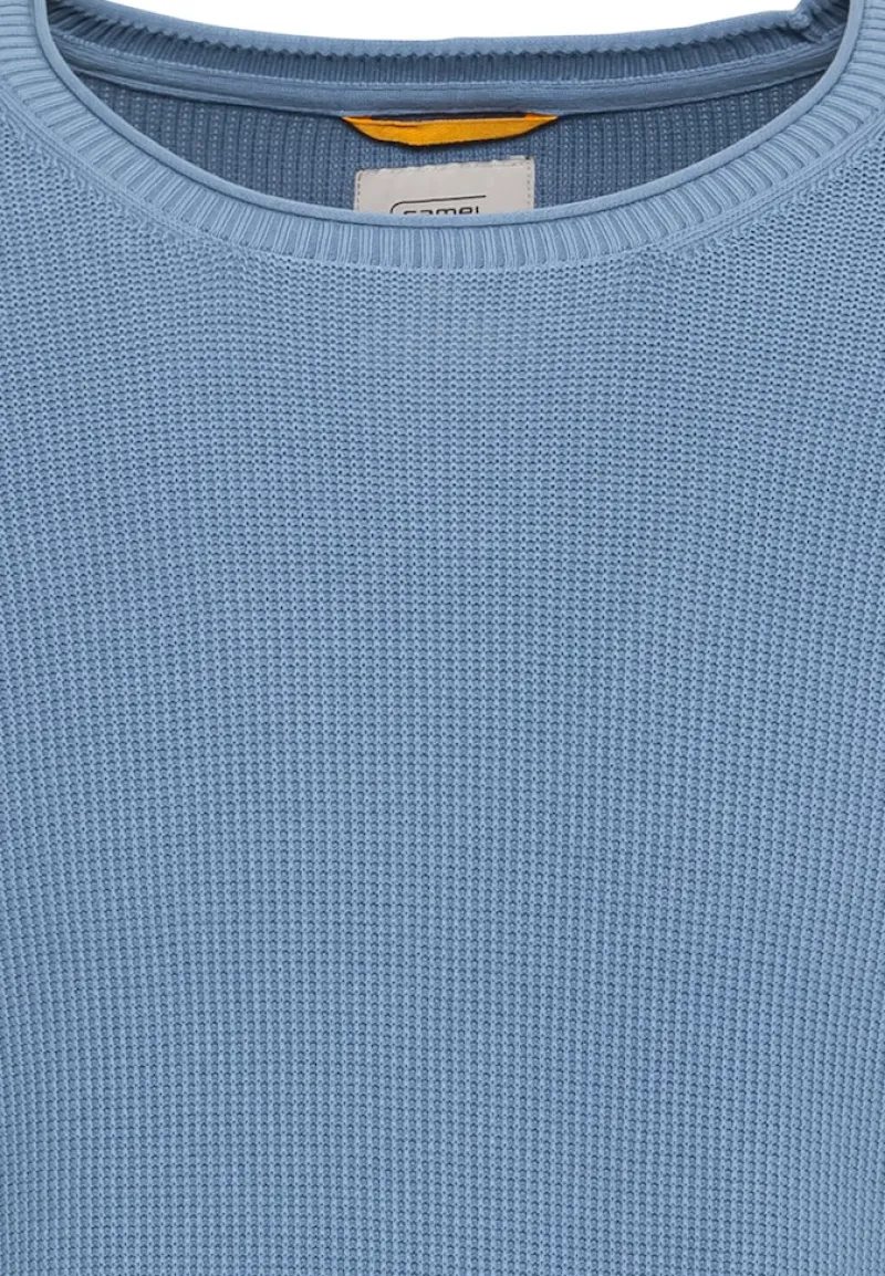 Camel Active Pullover & Sweatshirts|Big Boys*Feinstrickpullover aus organic Cotton elemental blue