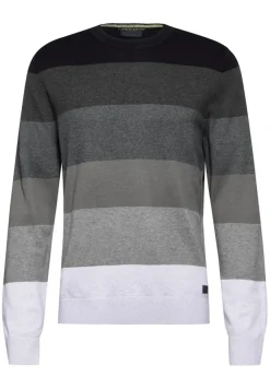 Street One Men Pullover & Sweatshirts|Big Boys*Feinstrickpullover Black