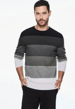 Street One Men Pullover & Sweatshirts|Big Boys*Feinstrickpullover Black