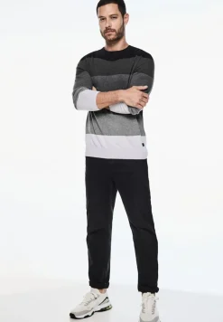 Street One Men Pullover & Sweatshirts|Big Boys*Feinstrickpullover Black