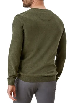 s.Oliver Pullover & Sweatshirts|Big Boys*Feinstrickpullover mit V-Ausschnitt grün2