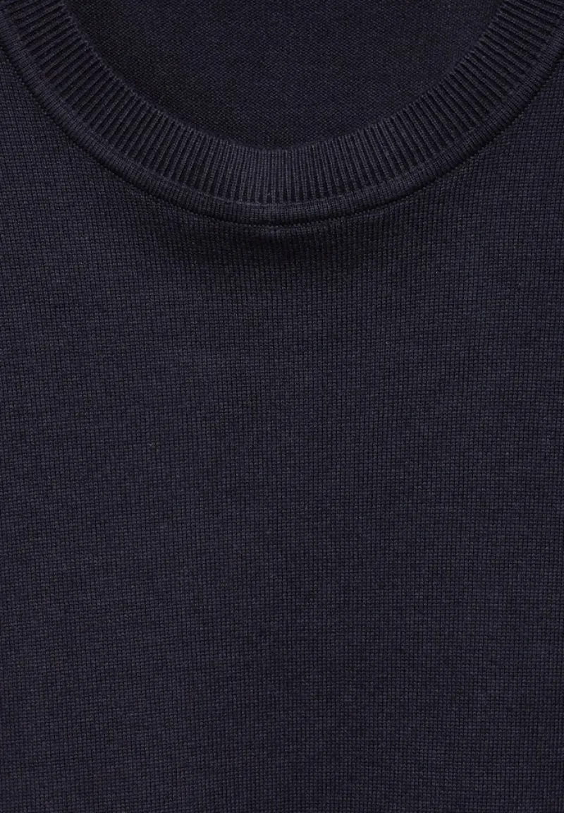 Street One Men Pullover & Sweatshirts|Big Boys*Feinstrickpullover nightfall blue