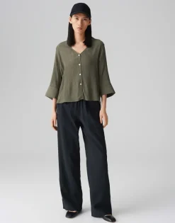 Opus Blusen*Felsea olive leaf