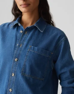 Opus Blusen*Felyn mid coastal blue