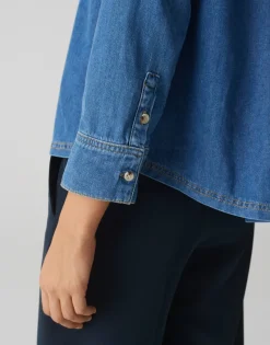 Opus Blusen*Felyn mid coastal blue