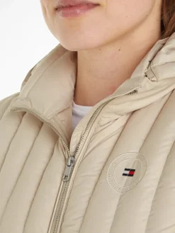 Tommy Hilfiger Westen*FEMININE LW DOWN VEST classic beige