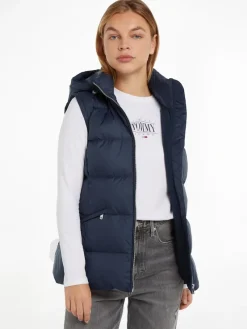 Tommy Hilfiger Westen*FEMININE MW RECYCLED DOWN VEST desert sky