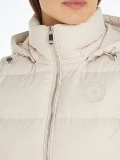 Tommy Hilfiger Westen*FEMININE MW RECYCLED DOWN VEST classic beige