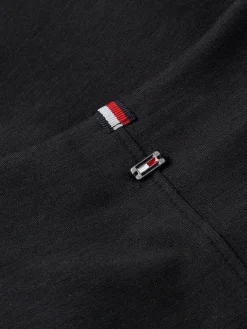 Tommy Hilfiger Kleider*F&F INTERLCK MODAL KNEE DRS SS Black