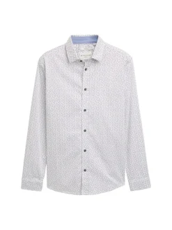 Tom Tailor Hemden|Big Boys*Fitted Hemd mit Muster white irregular design