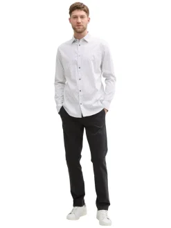 Tom Tailor Hemden|Big Boys*Fitted Hemd mit Muster white irregular design