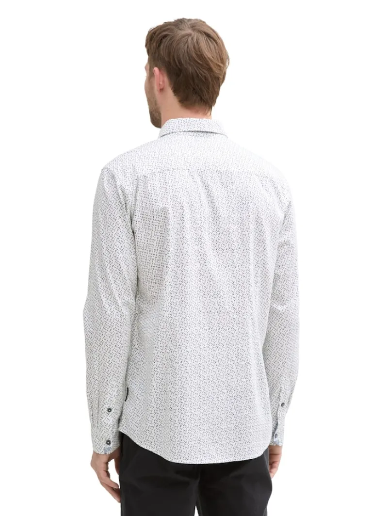 Tom Tailor Hemden|Big Boys*Fitted Hemd mit Muster white irregular design