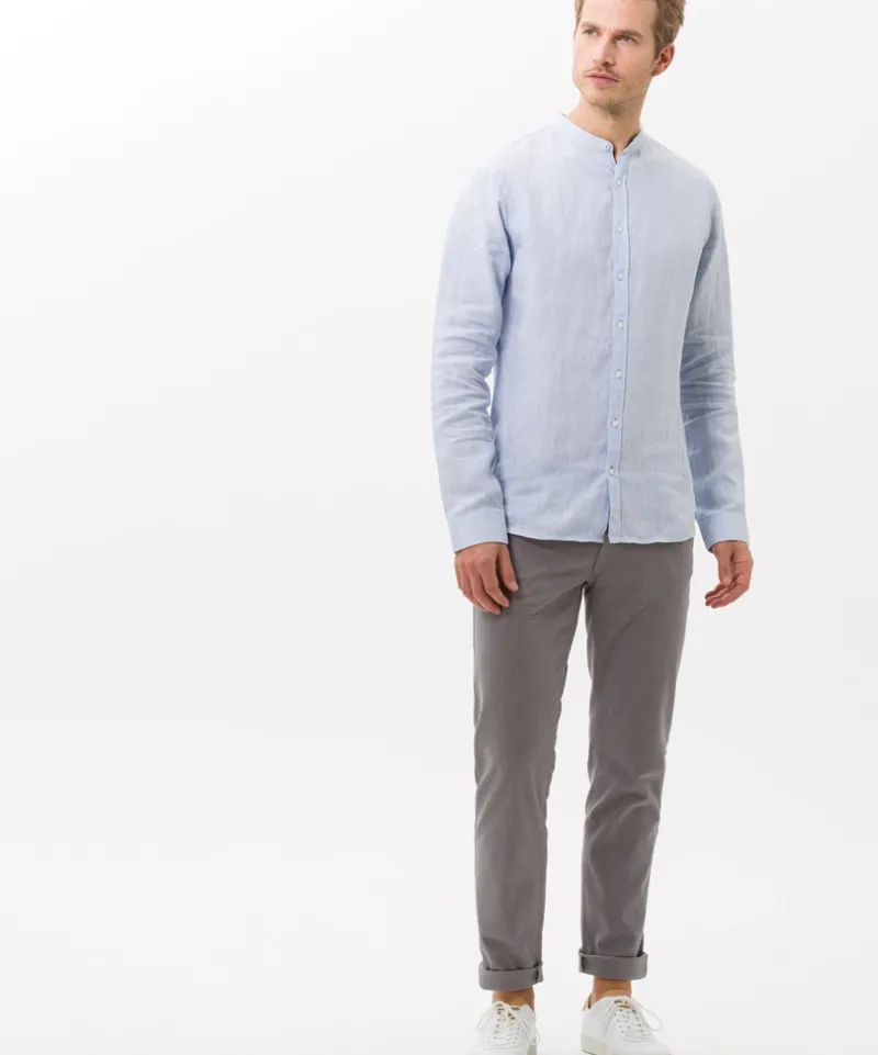 Brax Hosen|Big Boys*Five-Pocket-Hose in Two Tone-Optik grey