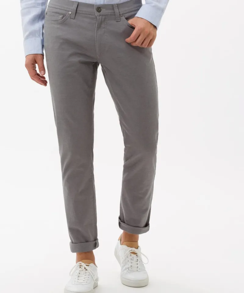 Brax Hosen|Big Boys*Five-Pocket-Hose in Two Tone-Optik grey