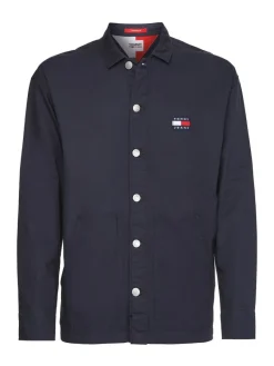 Tommy Jeans Hemden*Flag Overshirt twilight navy