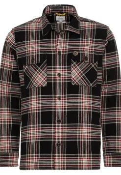 Camel Active Hemden|Big Boys*Flanell Overshirt im Karomuster Anthra