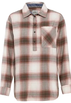 Camel Active Blusen*Flanellbluse aus Baumwolle rose