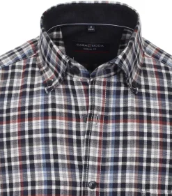 CASAMODA Hemden|Big Boys*Flanellhemd blau2