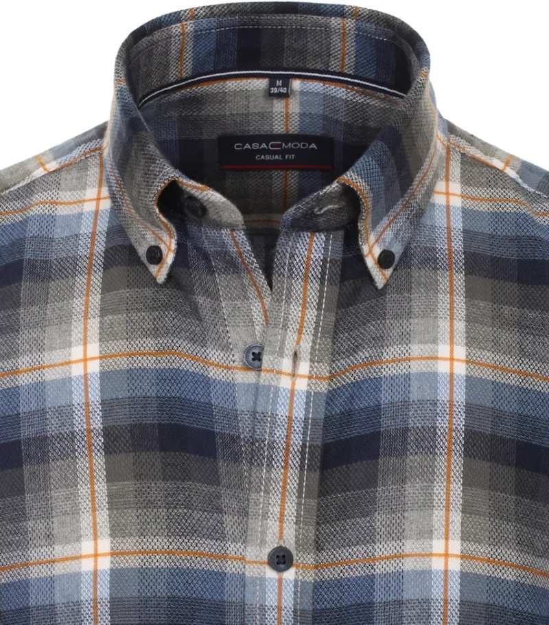 CASAMODA Hemden|Big Boys*Flanellhemd Blau