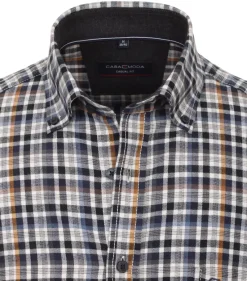 CASAMODA Hemden|Big Boys*Flanellhemd blau1