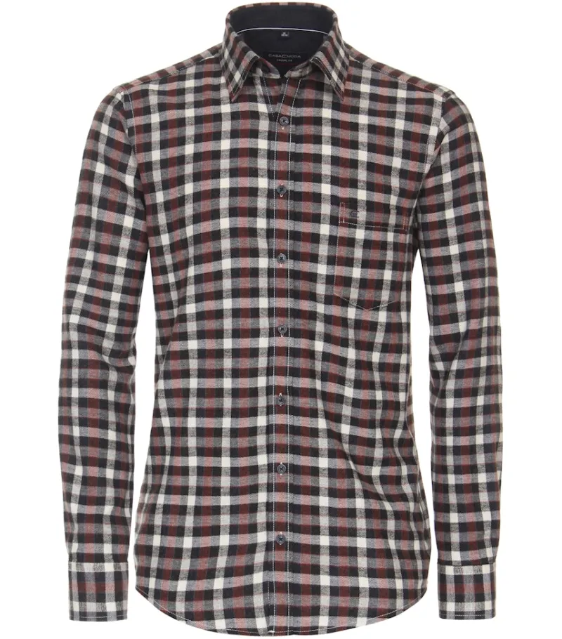 CASAMODA Hemden|Big Boys*Flanellhemd Braun