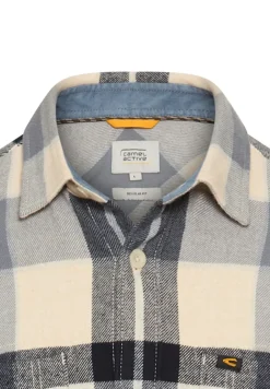 Camel Active Hemden|Big Boys*Flanellhemd mit Kontrastdetails und Brusttaschen dark blue